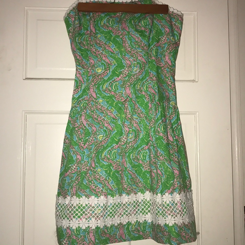 Lilly Pulitzer strapless dress